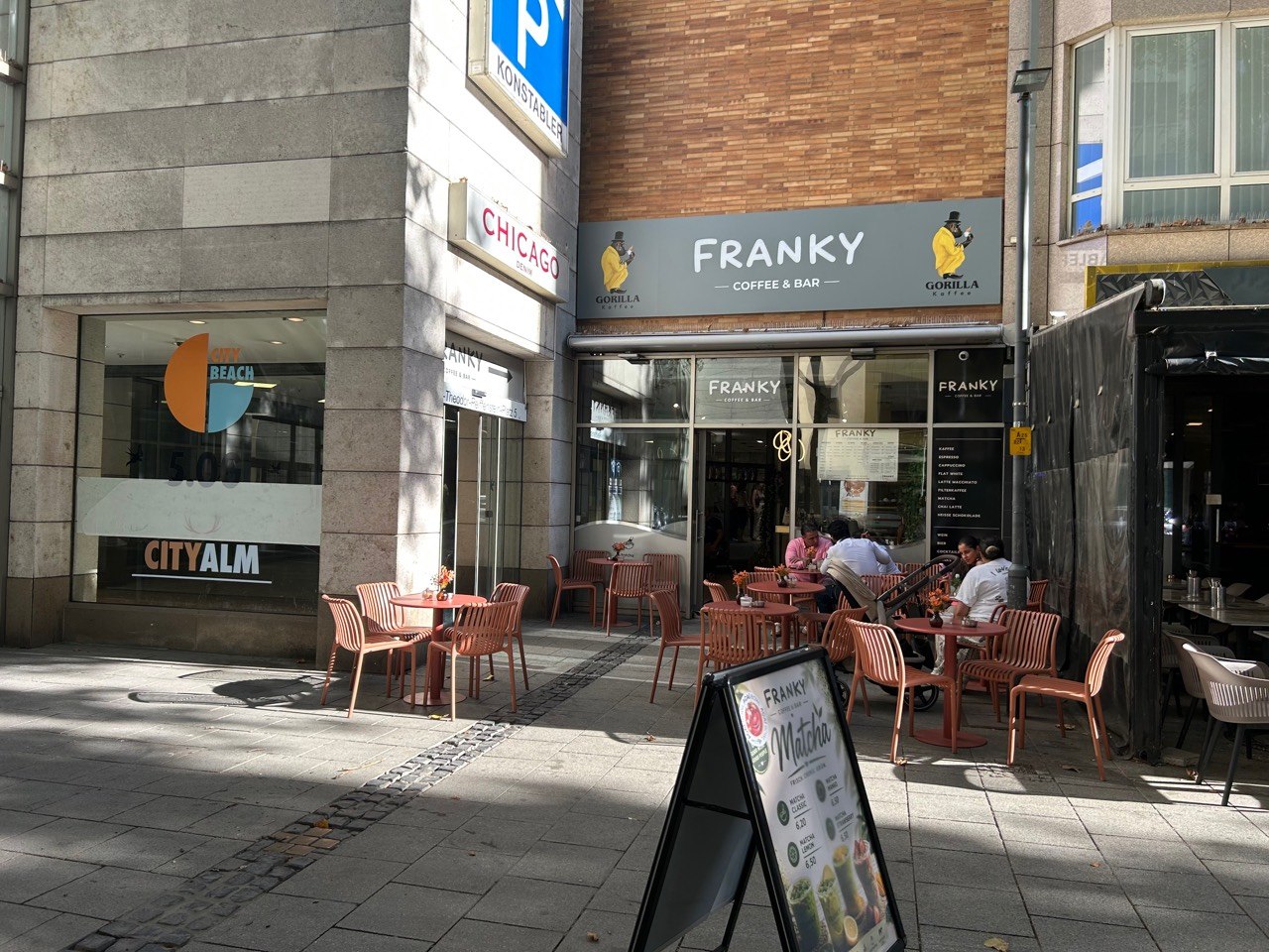 Fertiggestelltes Gastronomieprojekt in Frankfurt